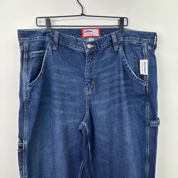 Old Navy 90s Streetwear Reissue Loose Fit Wide Leg Tall Inseam Cargo Painter’s P - Picture 6 of 10